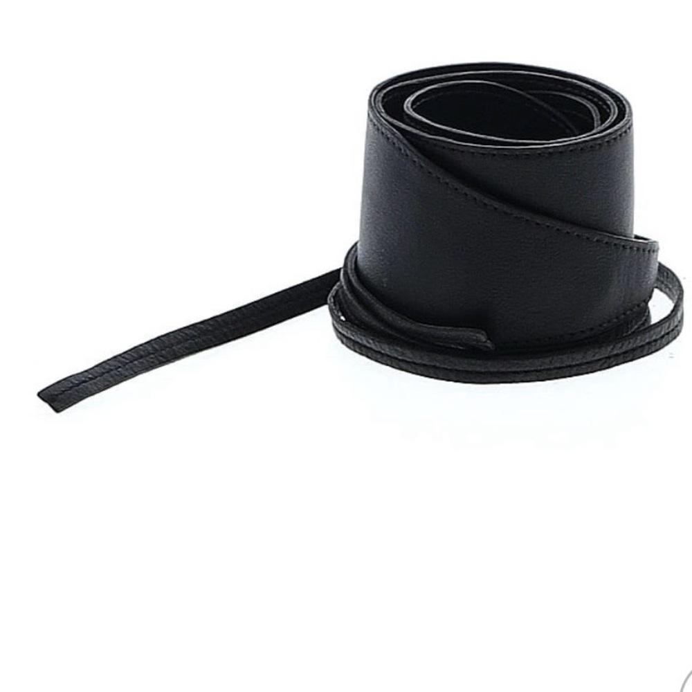 Eileen Fisher leather wrap around belt.